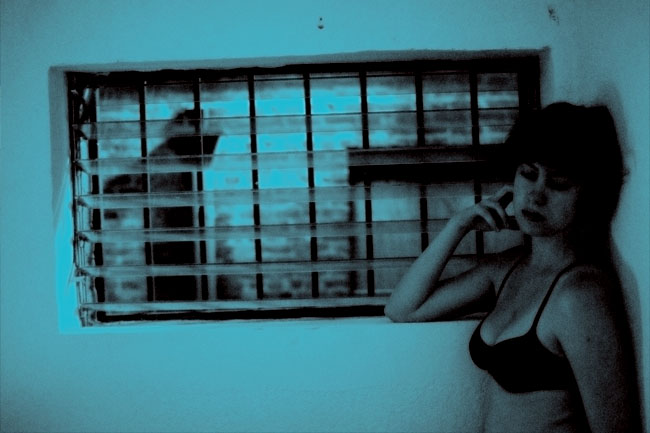 Amber Garvey of The Violet Lights in South Los Angeles