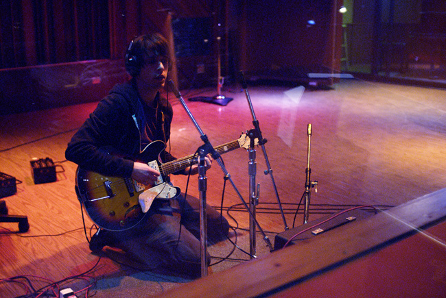 Joel Nass tracks guitar for Sex & Sound EP by The Violet Lights